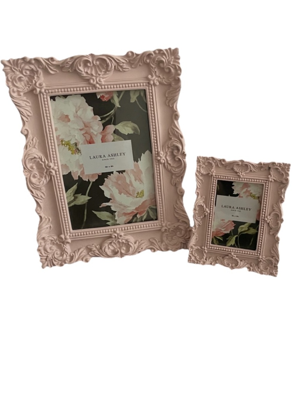 New Laura Ashley Pink Ornate Picture Frame Set  - Decorative Home Accent